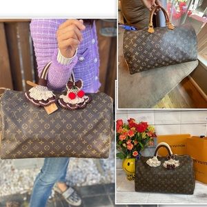 Authentic Louis Vuitton Monogram Speedy 40